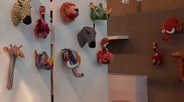 Trophée Rhinocéros en wax